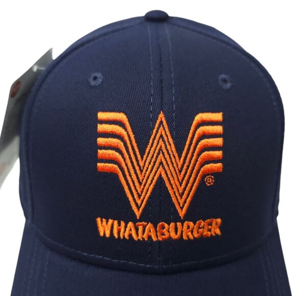 Whataburger Snapback Cap Fast Food Restaurant Embroidered Logo Baseball Hat NEW - Picture 7 of 15